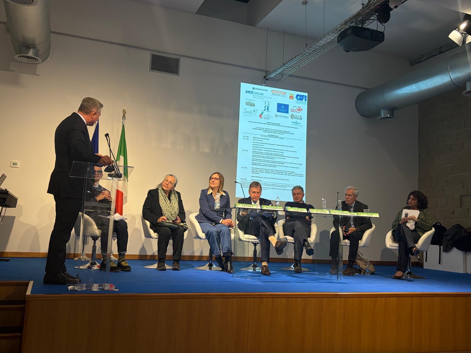 26 febbraio 2026 – Convegno “Il governo del territorio e la nuova disciplina urbanistica ” – Protocollo di intesa tra Provincia di Avellino, Ance e Ordine professionali